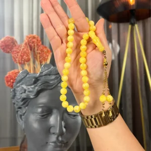 Damla Kehribar Tesbih Adornments QX Serisi