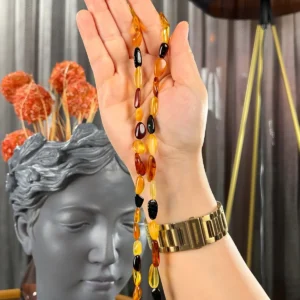 Kehribar Erkek Kolye Adornments QX Serisi